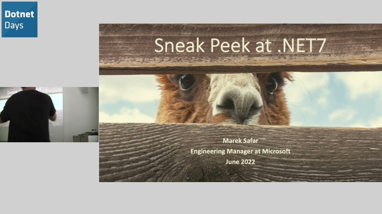 Sneak Peek at .NET 7 (Marek Šafář)