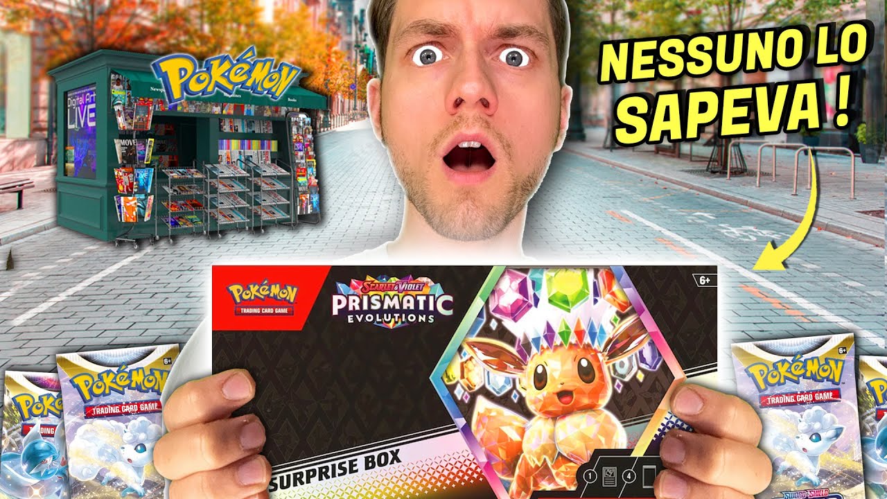 ESPLORO molte EDICOLE per trovare RARI Set di Carte Pokèmon appena DISTRIBUITI (Nessuno lo sapeva)