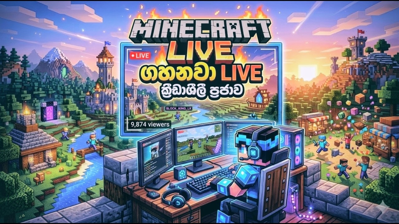 කොටු ලොකයට යමු minecraft online gahamu