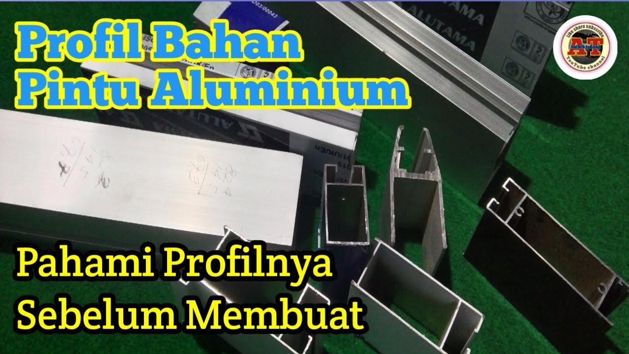 PROFIL PINTU ALUMINIUM - BAHAN PINTU ALUMINIUM @anthektukang