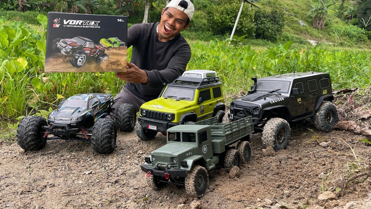 Mobil Monster Truck Baru Vortex dan Mobil  Offroad  RGT : Menaklukkan Tantangan