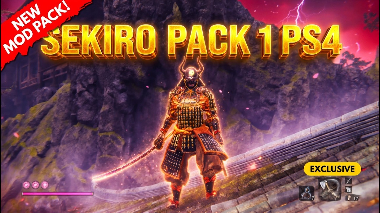 SEKIRO PACK 1 PS4 MODS