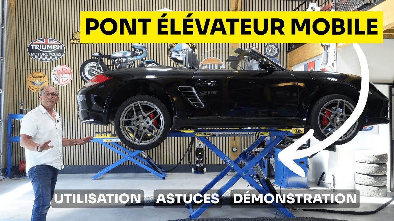 Pont élévateur mobile - Démonstration et Utilisation