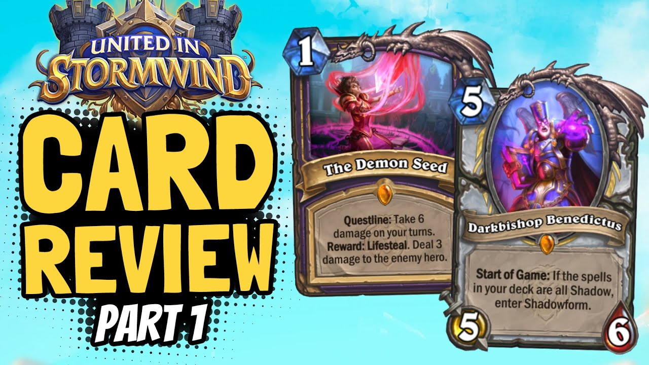 NEW CARDS!! ABSURD NEW QUESTS! United in Stormwind is here! | Stormwind Review #1