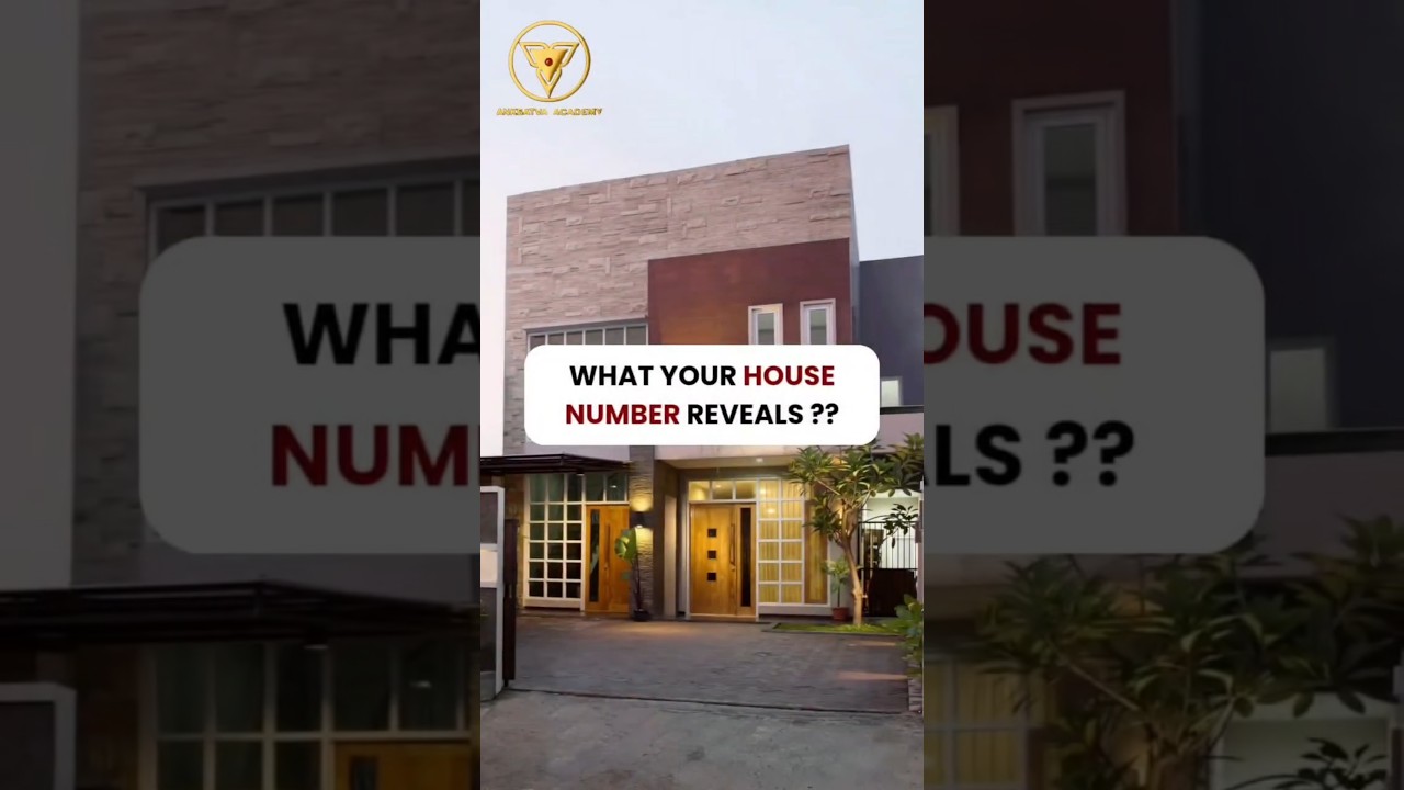 House number holds more power than you think...!