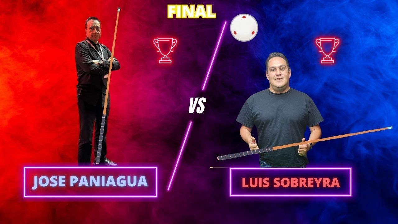 Final : Luis Fernando Sobreyra VS Jose Paniagua - 3 Bandas Billar.
