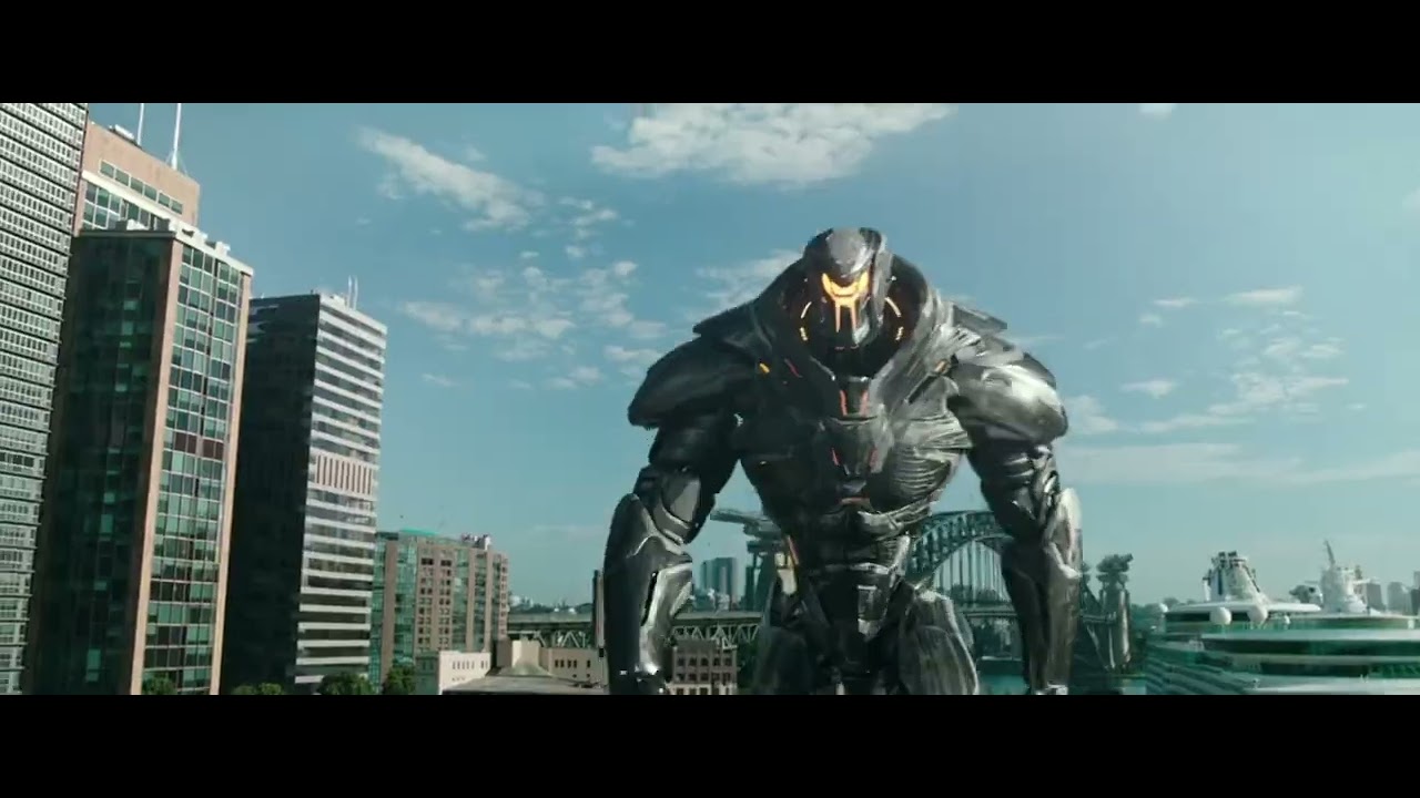 Pacific Rim Uprising : Gipsy Danger vs Obsidian Fury | Sydney Battle Scene [4K HDR] | SHORTCUTMOVIES