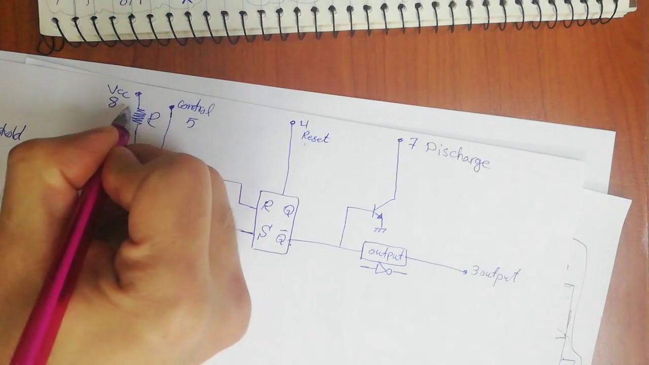 تركيب المؤقت 555 - Configuration of 555 Timer