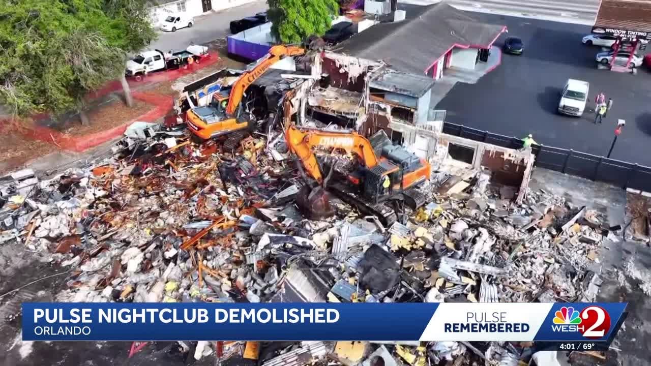 Здание ночного клуба Pulse снесли почти через десять лет после массового убийства.