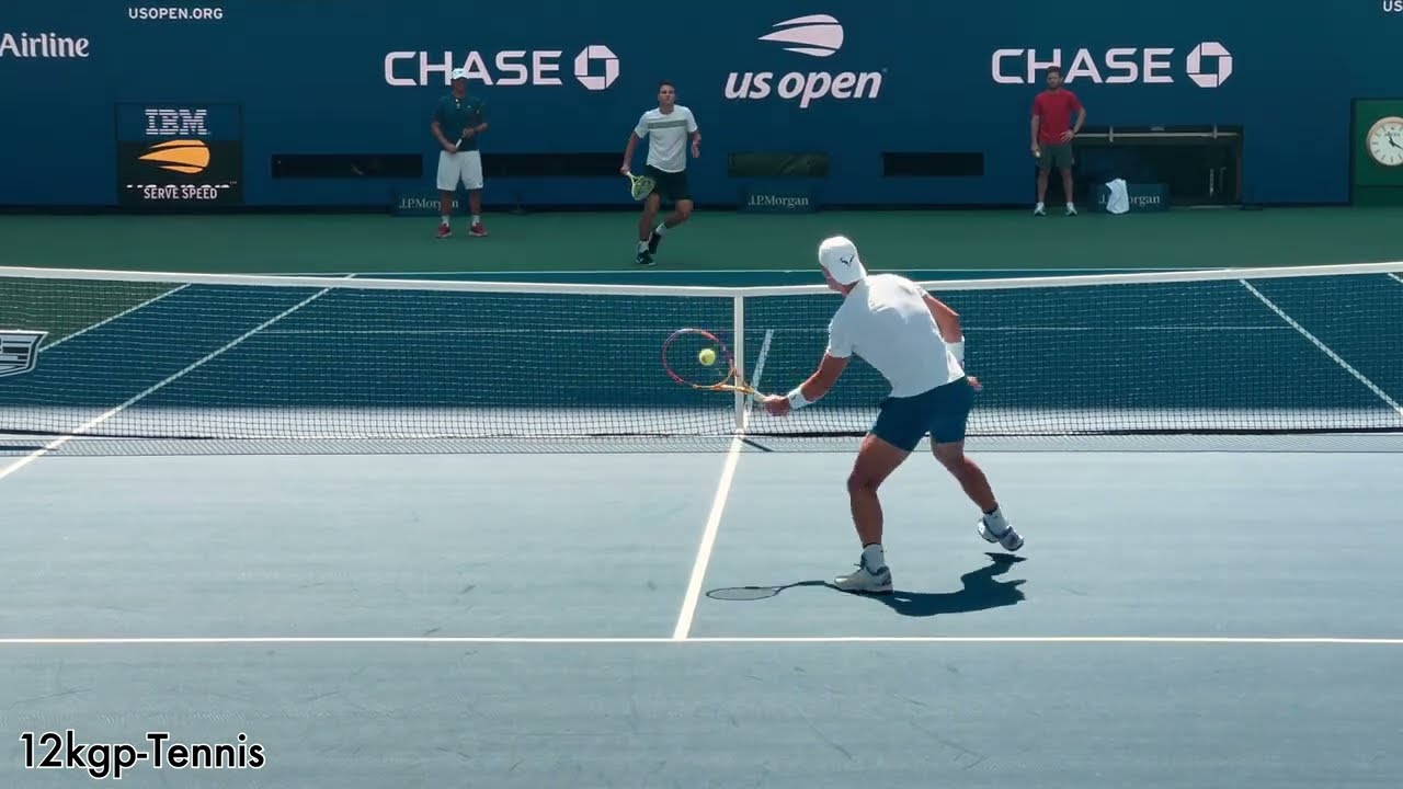 Rafael Nadal v. Miomir Kecmanovic - Practice Match Highlights (2022)