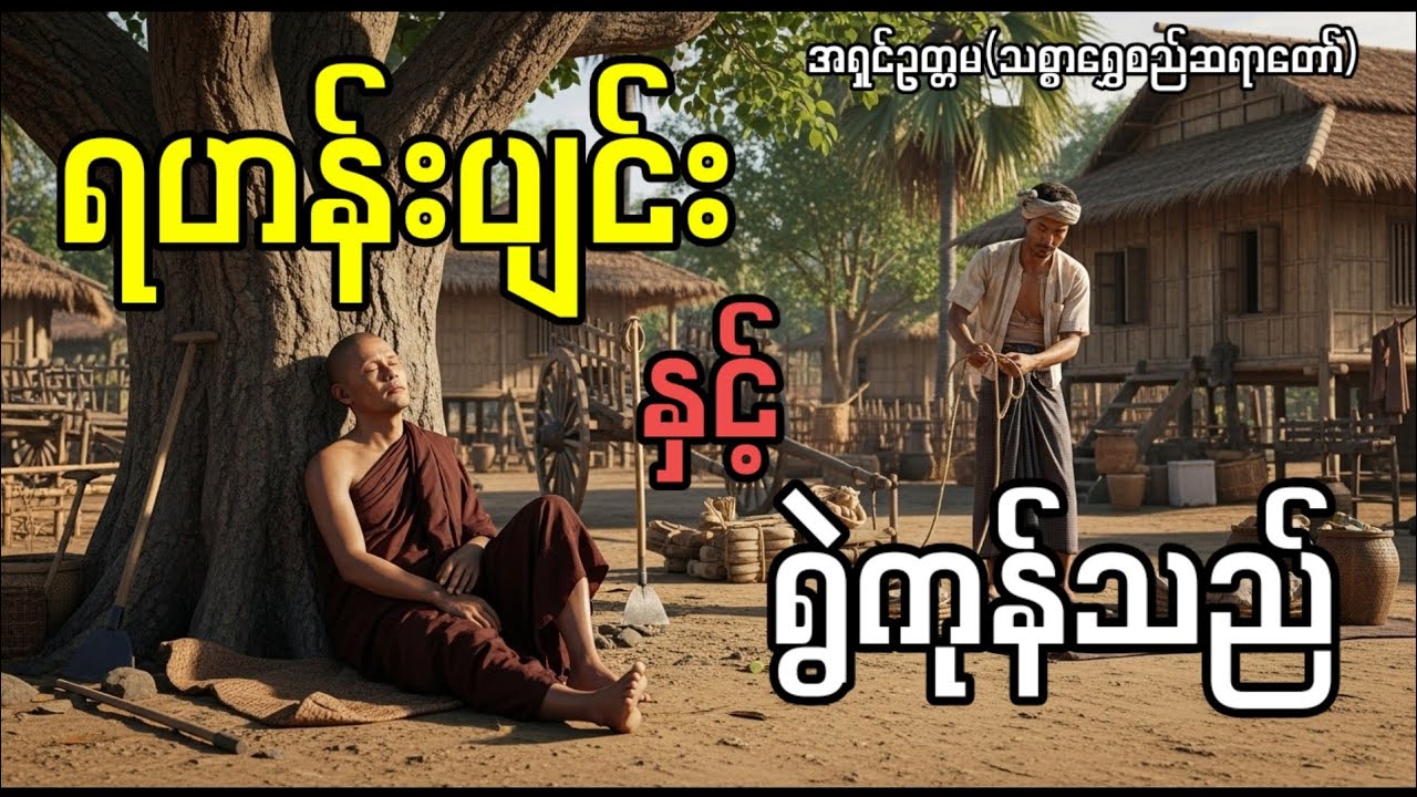 ရဟန်းပျင်း နှင့် ရွဲကုန်သည် တရားတော် - အရှင်ဥတ္တမ(သစ္စာရွှေစည် ဆရာတော်)