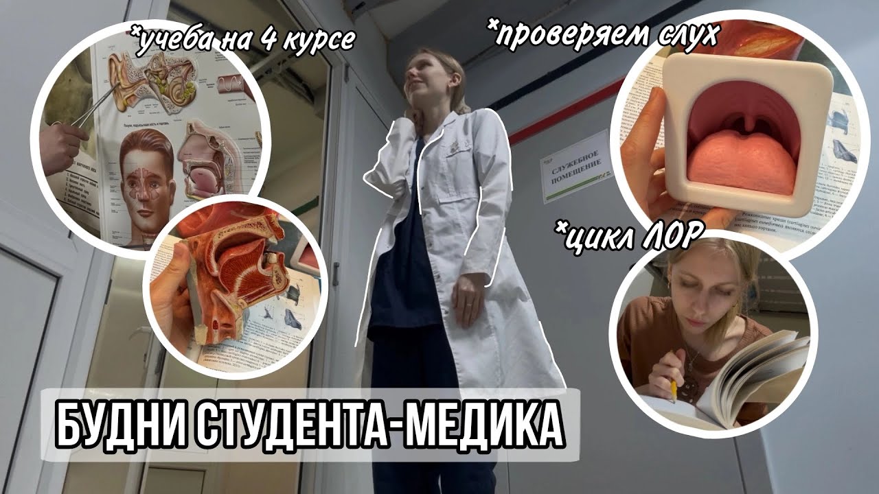 Будни студента-медика // цикл ЛОР👂🏼// учеба на 4 курсе медицинского…
