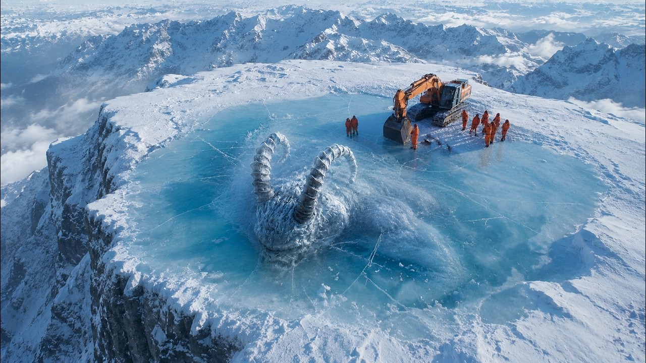 PAHAD ke Andar mila 10,000 SAAL Purana Frozen CREATURE | Film/Movie Explained in Hindi/Urdu