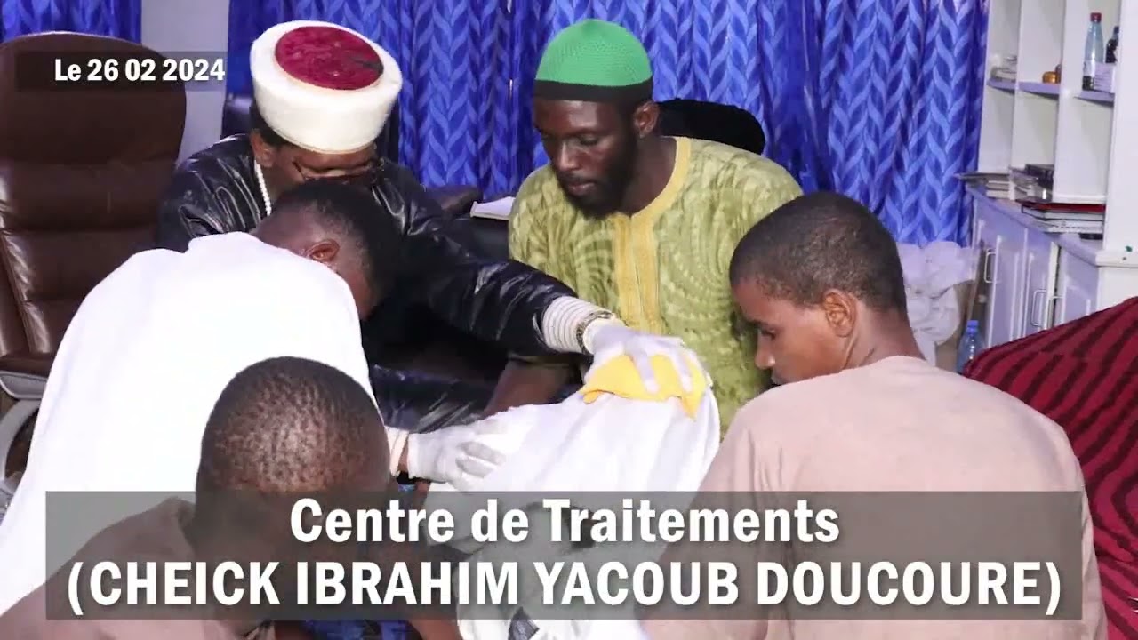 Centre de Traitement (Cheick Ibrahim Yacoub DOUCOURÉ). Traitement de Djinn famme de nuit.