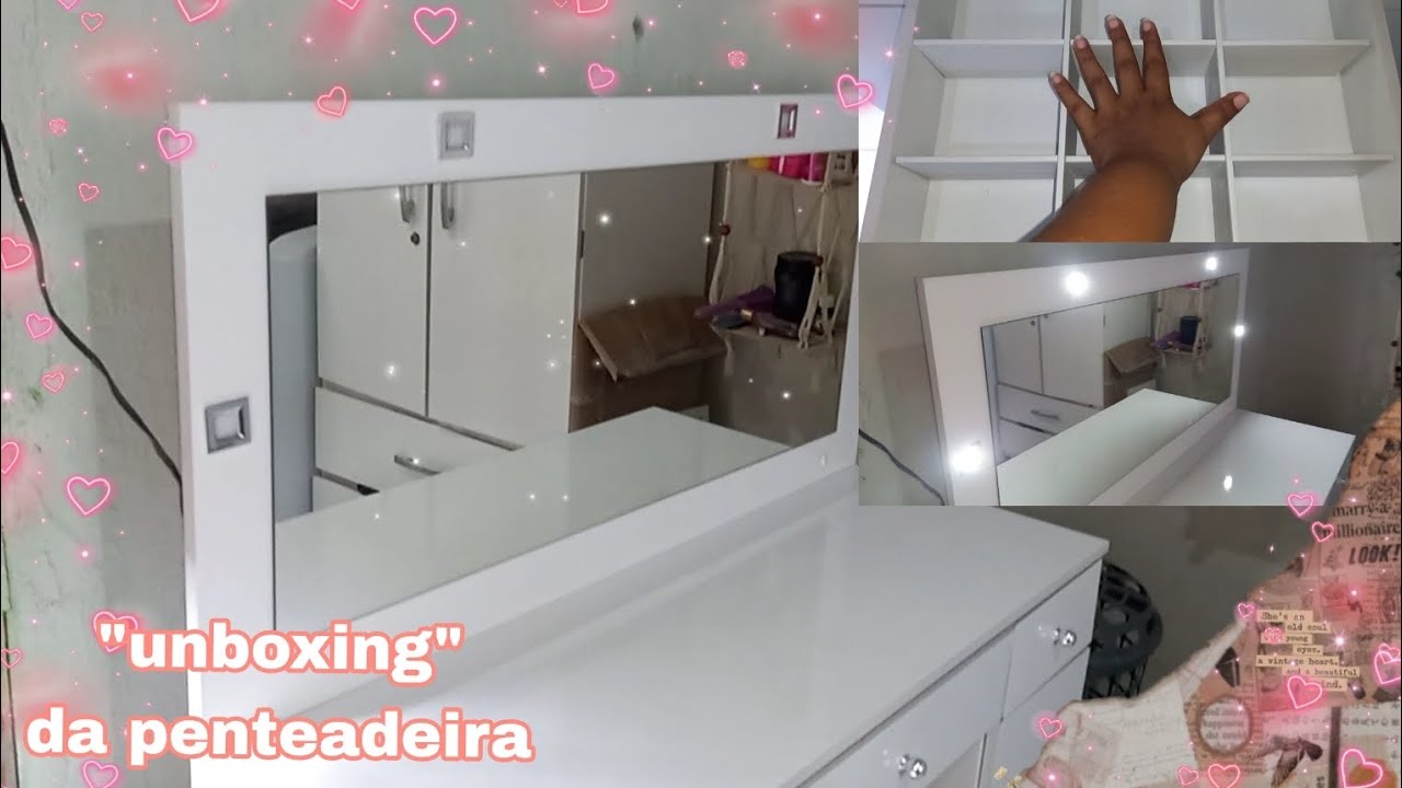 Penteadeira Camarim barata || unboxing, resenha penteadeira Camarim.