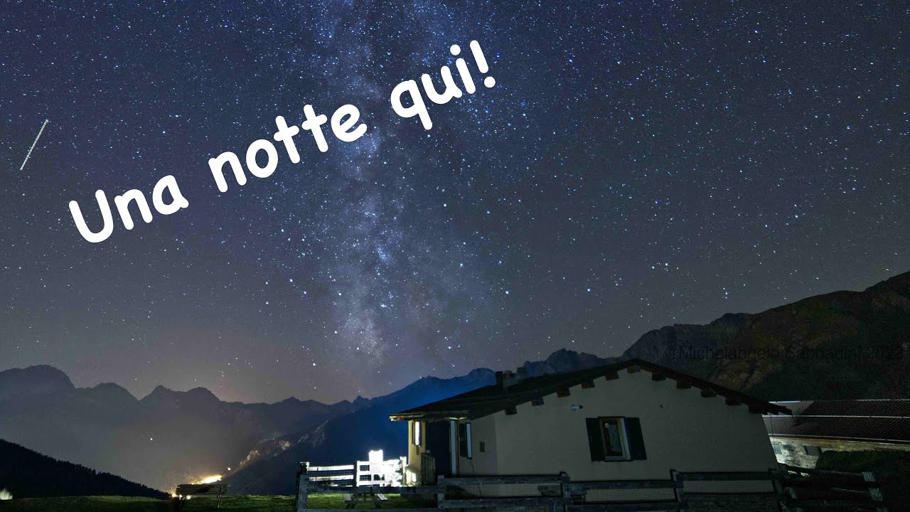 Una notte al posto tappa Pian delle Stelle