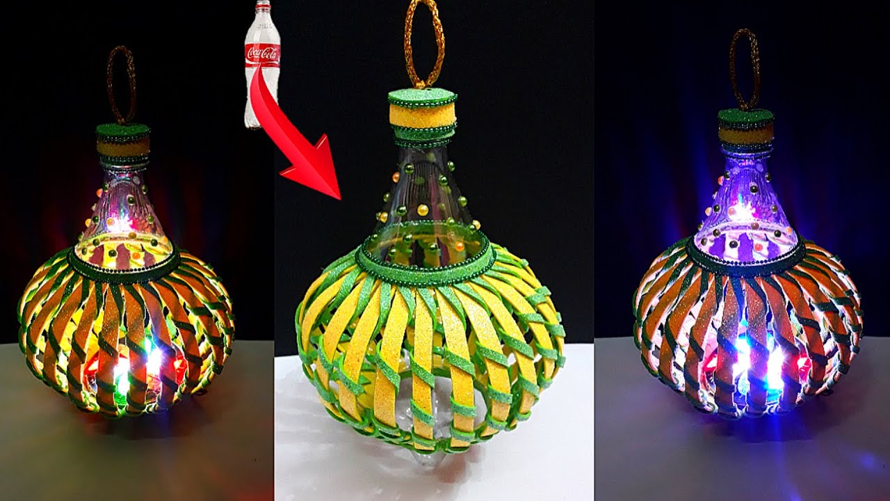 DIY-Easy Lantern made from Plastic Bottles at home |Best out of waste-home decoration ideas