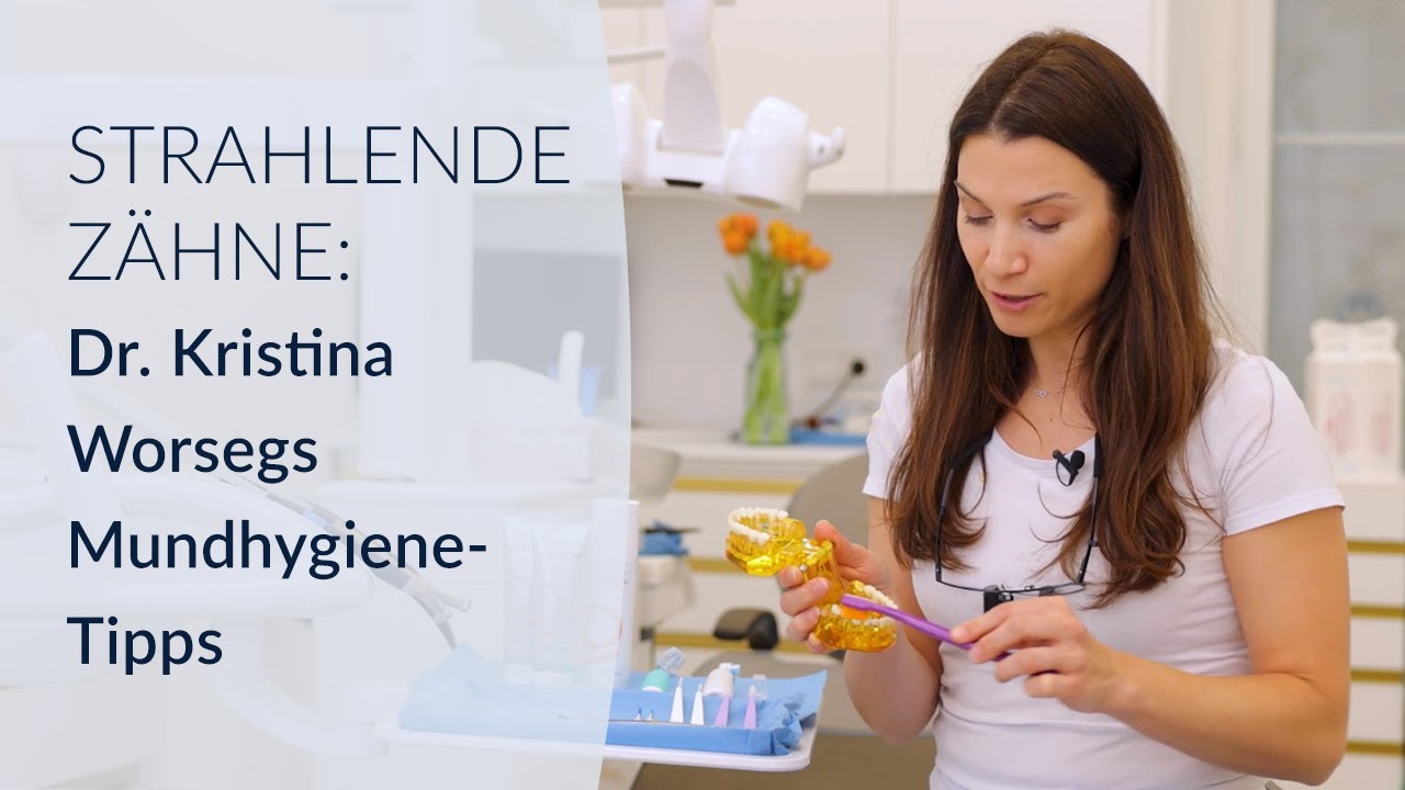 Das Geheimnis strahlender Zähne: Dr. Kristina Worsegs ultimative Mundhygiene-Tipps