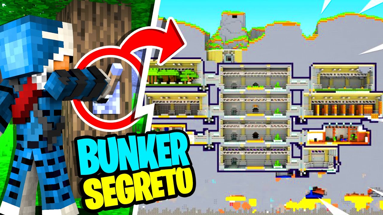 HO COSTRUITO UN BUNKER SEGRETO NELLA BIG VANILLA 2 - MINECRAFT