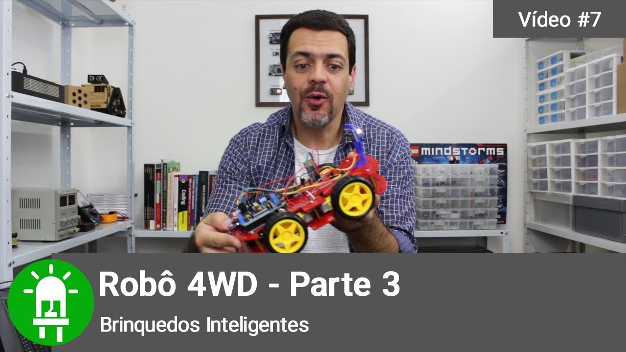 Como Montar e Programar o Robô 4WD - Parte 3