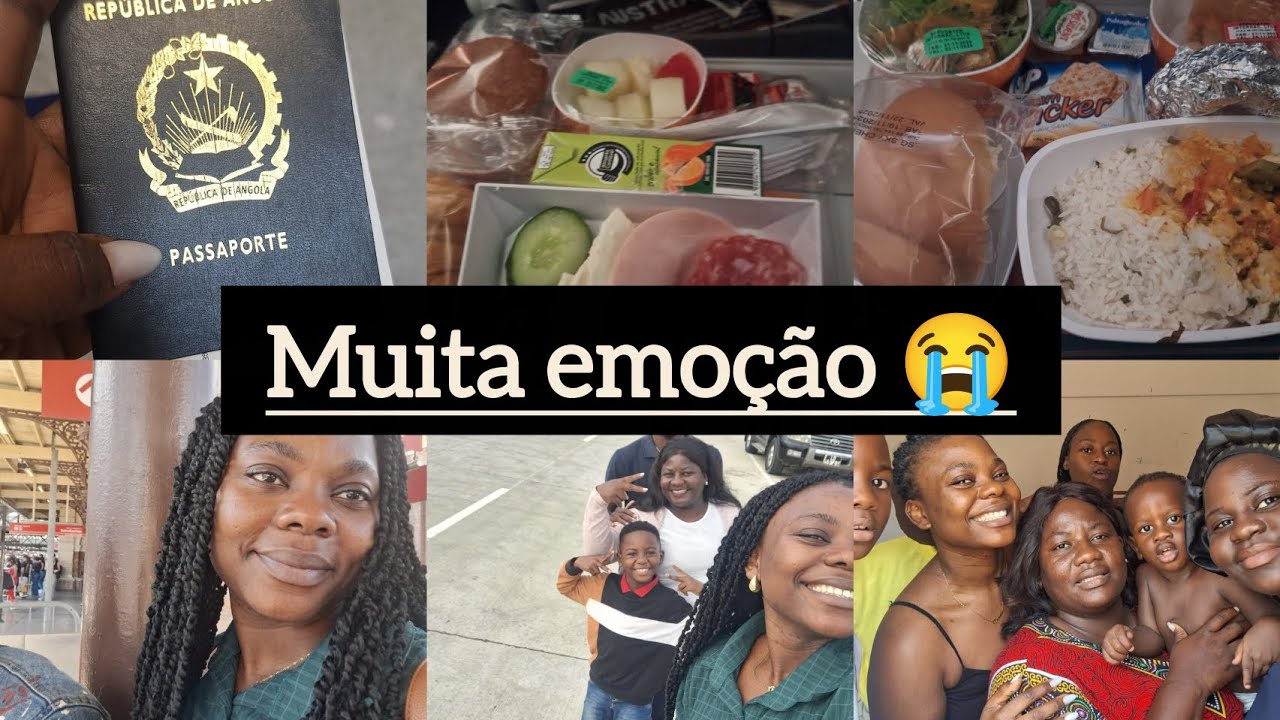 Ela voltou pra seu país/ Angola 🇦🇴 depois de 8 anos no Brasil 🇧🇷😭