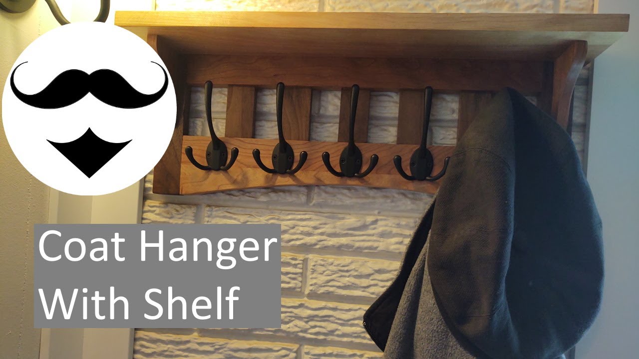 Making a Coat Hanger With a Shelf