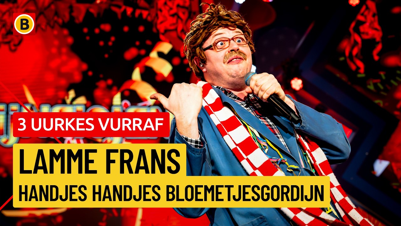 Lamme Frans - Handjes Handjes Bloemetjesgordijn | 3 Uurkes Vurraf