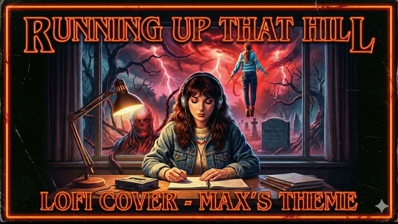 Kate Bush - Running Up That Hill (Lofi x Synthwave) 🎧 Stranger Things Emotional Mix