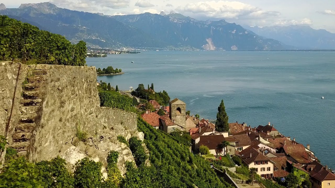 Lavaux, Switzerland (Drone DJI Mavic Pro 4K)