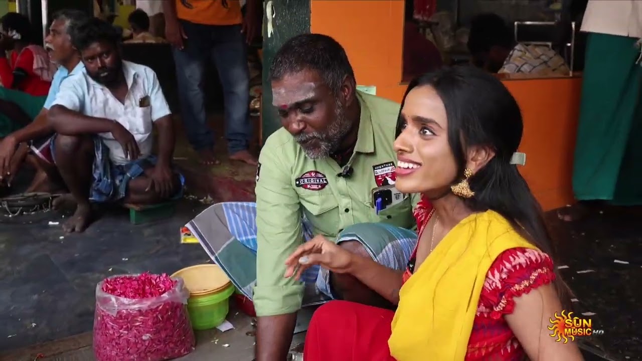மதுரைல  நம்ம பூஜா பூ விக்க கிளம்பிட்டாங்க! | Oor Suthi Oorvasi | Sun Music