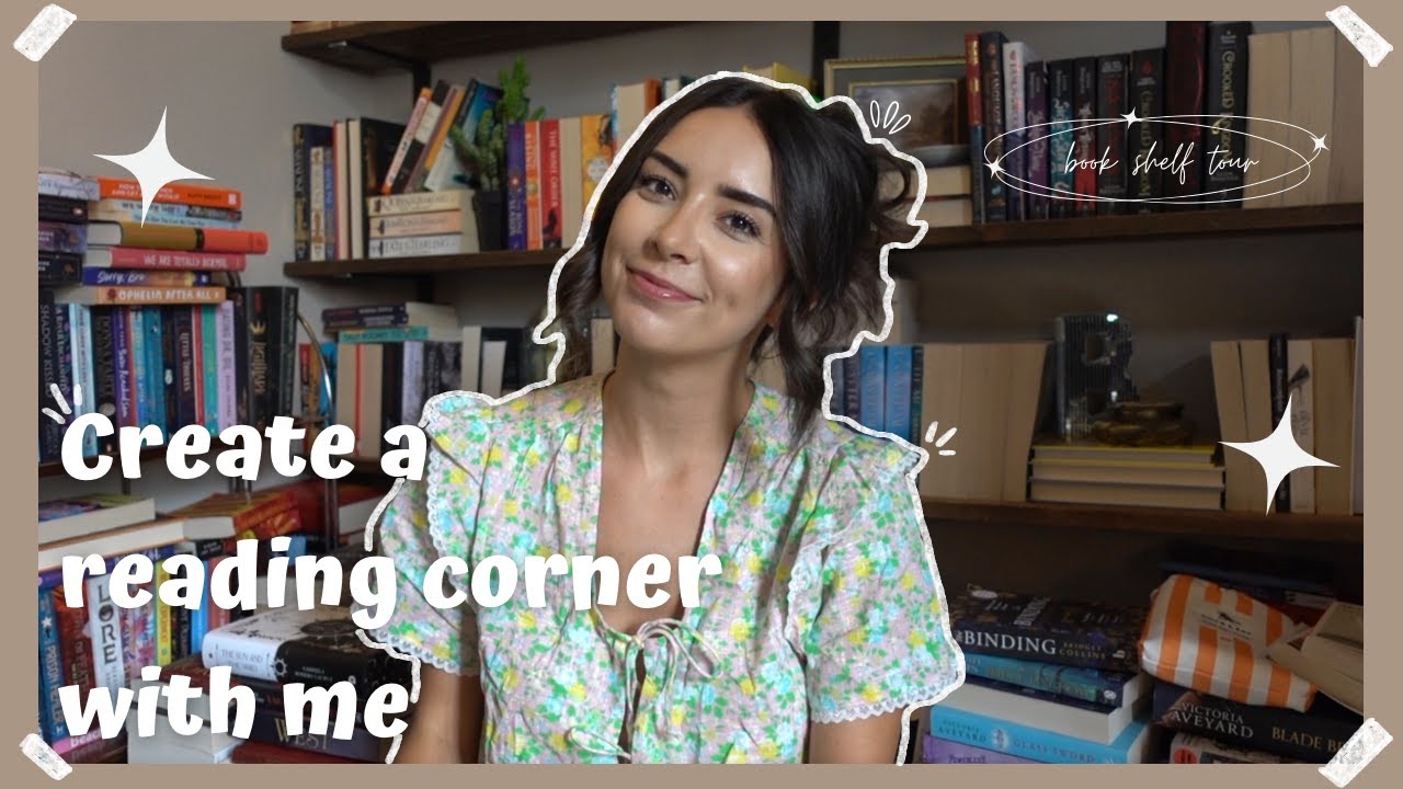 Transforming / Creating a cosy reading corner & book nook vlog!! | Bookshelf Tour