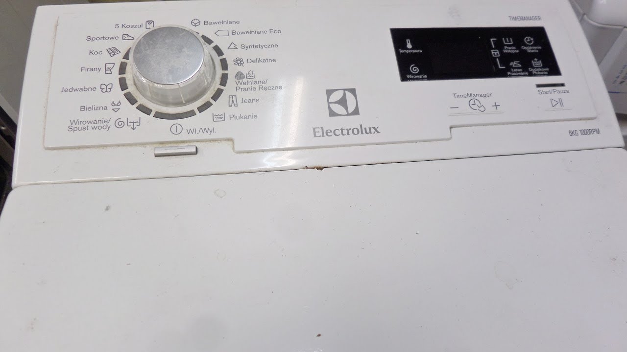 Pralka Electrolux EWT 1066 wymiana łożyska bębna SERWIS AGD