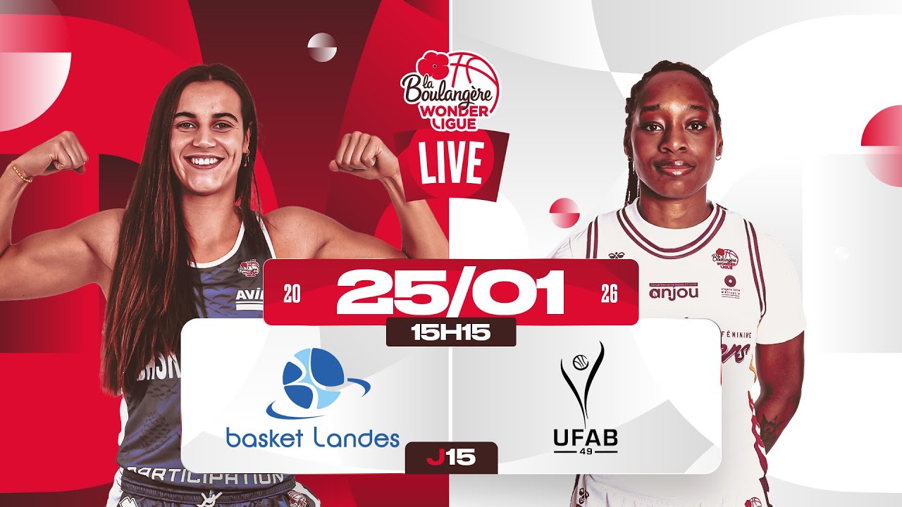 [LIVE] Basket Landes - Angers | J15 La Boulangère Wonderligue 2025-2026