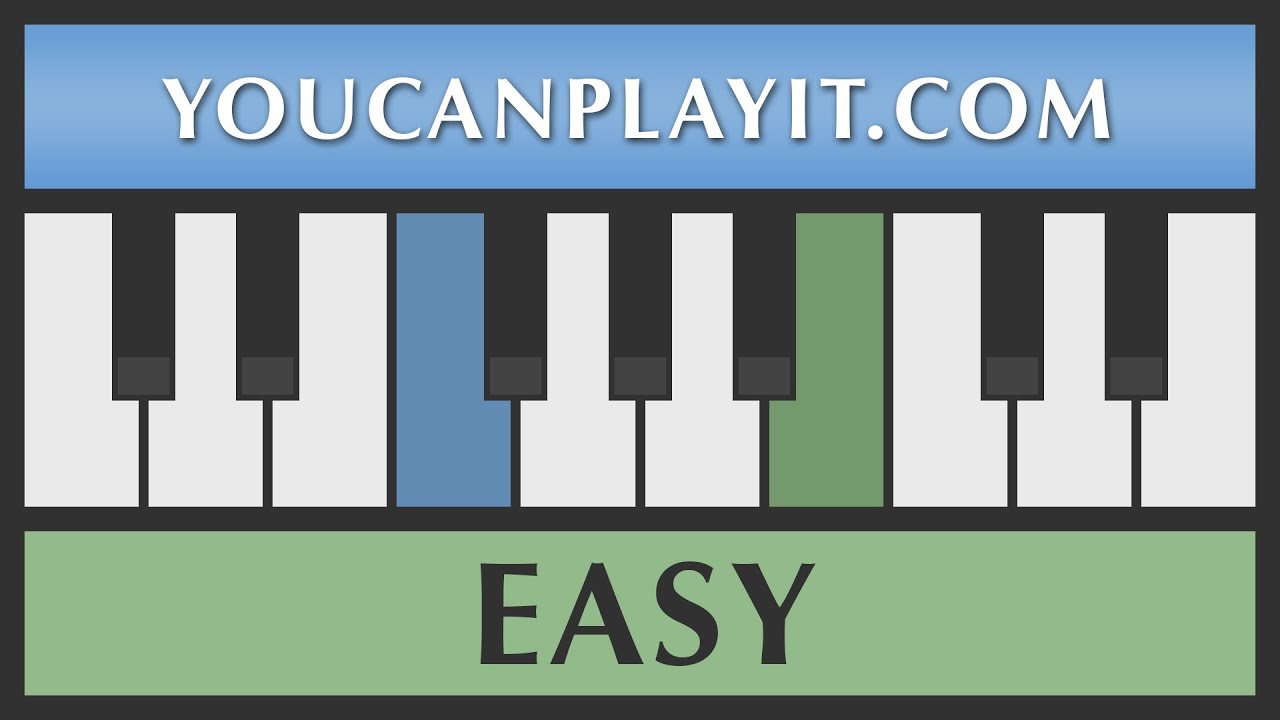 Martini - Plaisir d'Amour [Easy Piano Tutorial]