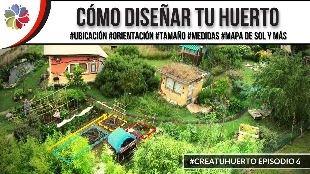 🌱 Diseña tu huerta desde cero | Medidas, orientación, ubicación, etc. – Clase 1