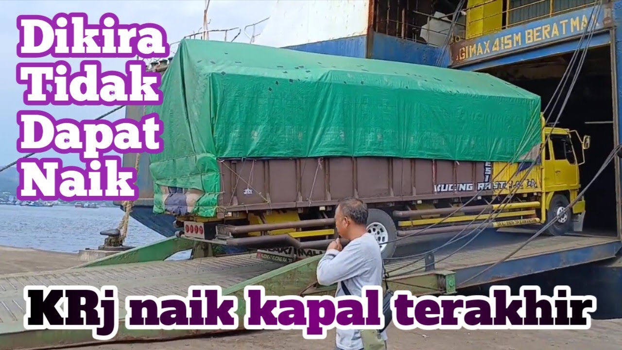 Dikira tidak dapat naik‼️KRj naik kapal terakhir