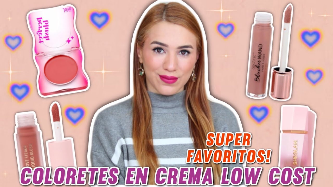 ❤️‍🔥TOP 10 COLORETES EN CREMA LOW COST FAVORITOS! Joyitas baratas que vas a amar! #lowcost