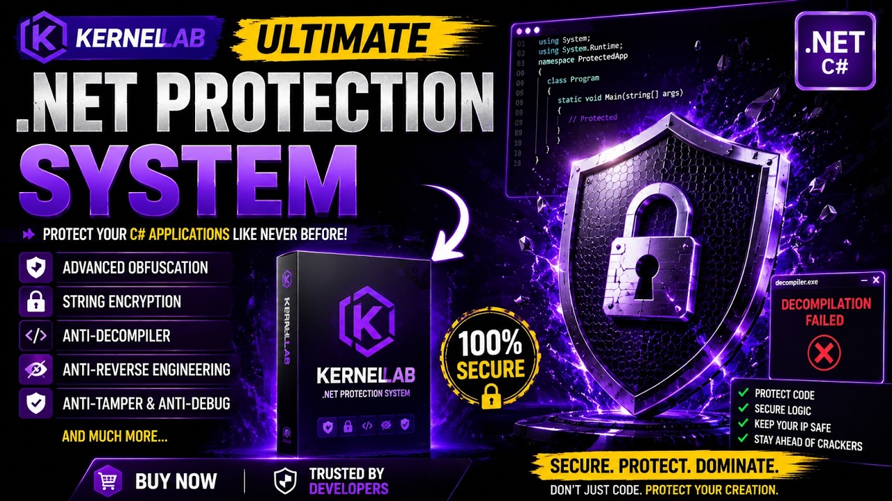 .NET Protection System for C# Apps | Obfuscation, Encryption & Anti-Tamper