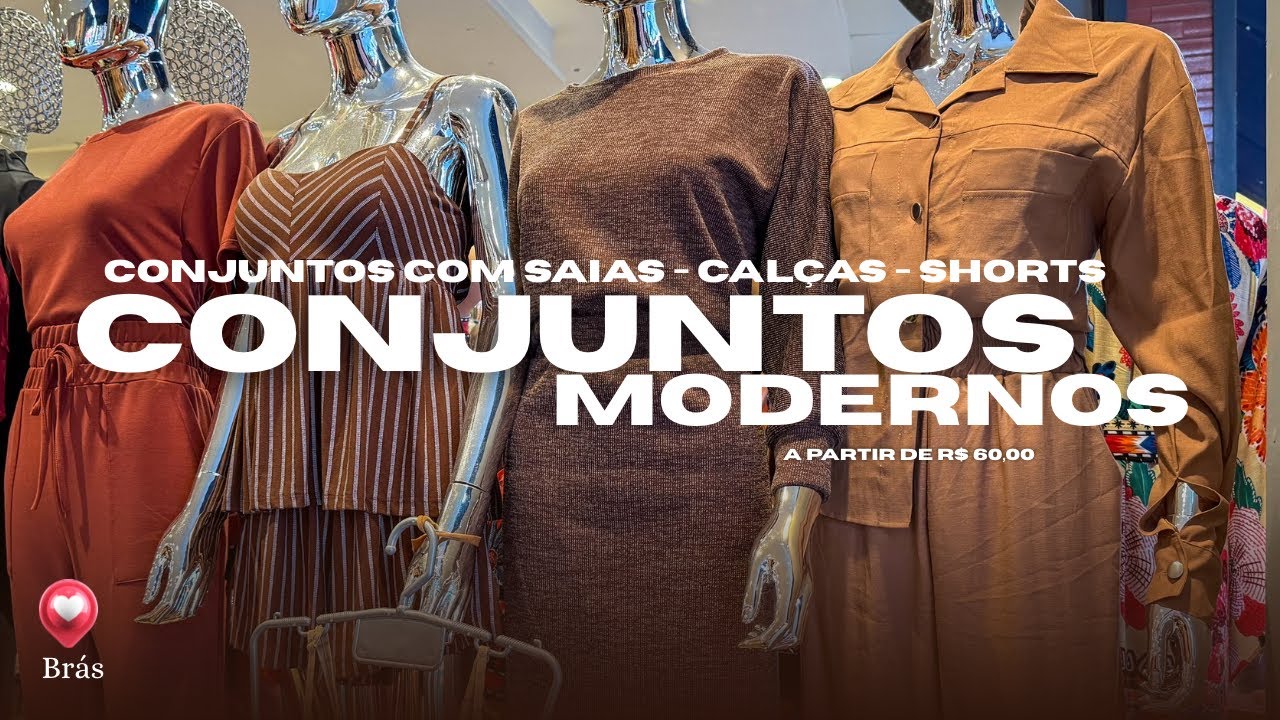 CONJUNTOS MODERNOS e Elegantes direto do FABRICANTE no BRÁS #brás #conjuntofeminino 