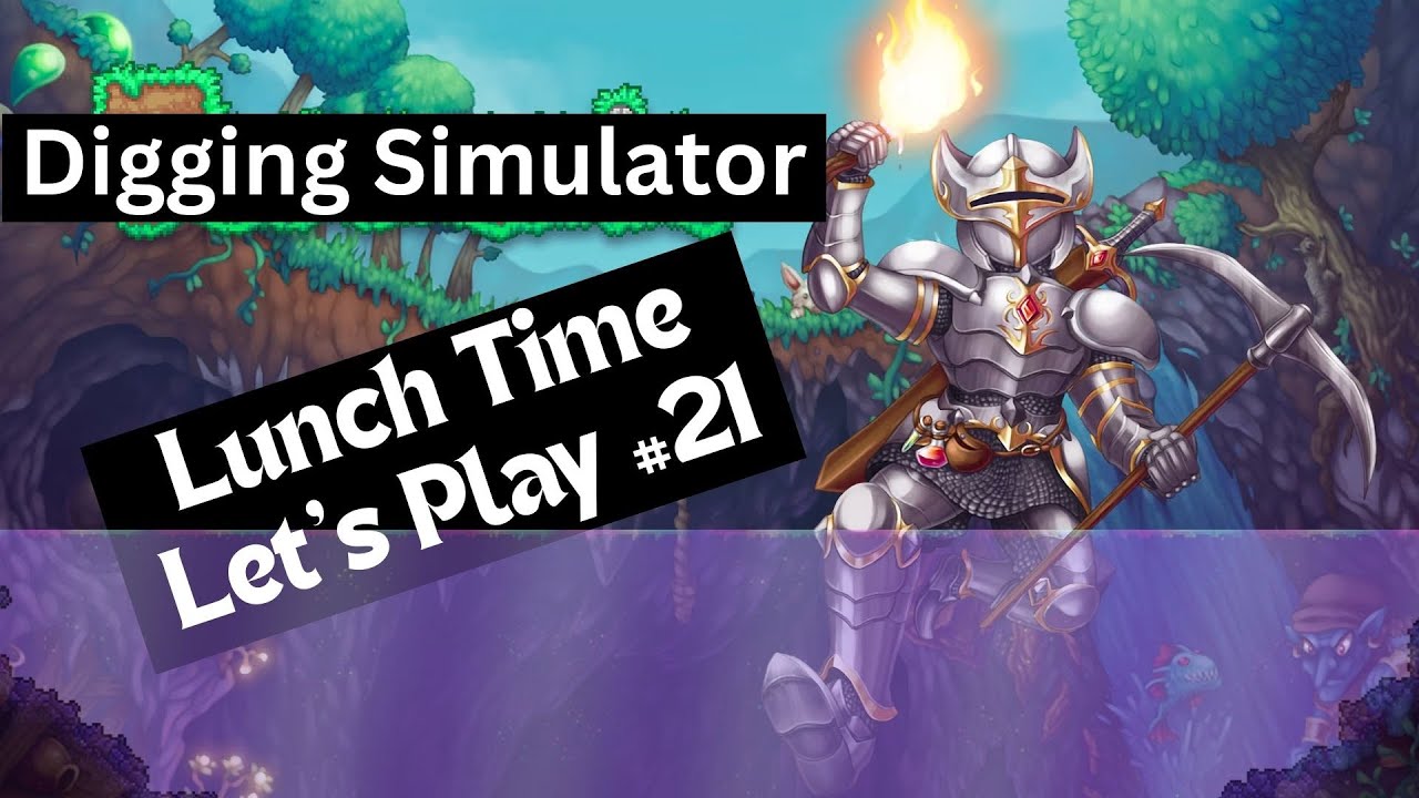 Lunch Time Let's Play #21 - The Shimmer is here somewhere (Digging Simulator)