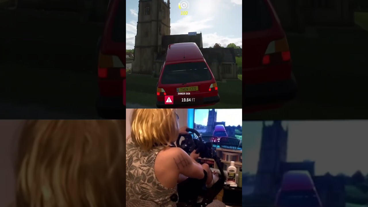 Grandma going to church Vw Golf GTI #cars #logitech #gti #vw #forzahorizon5 #forza