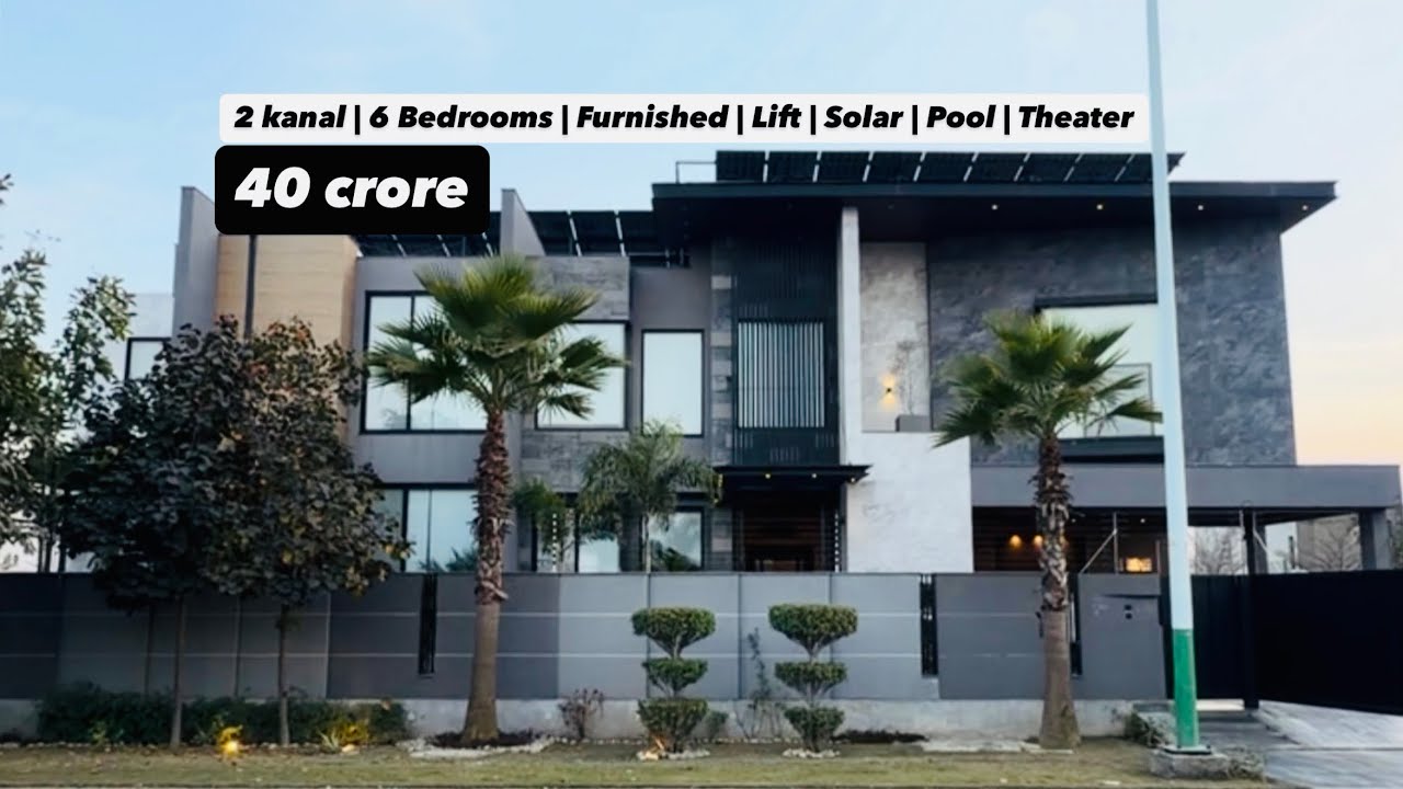 Inside PKR 40 crore 2 kanal full basement full furnished 6 bedrooms with pool house near Defenc raya