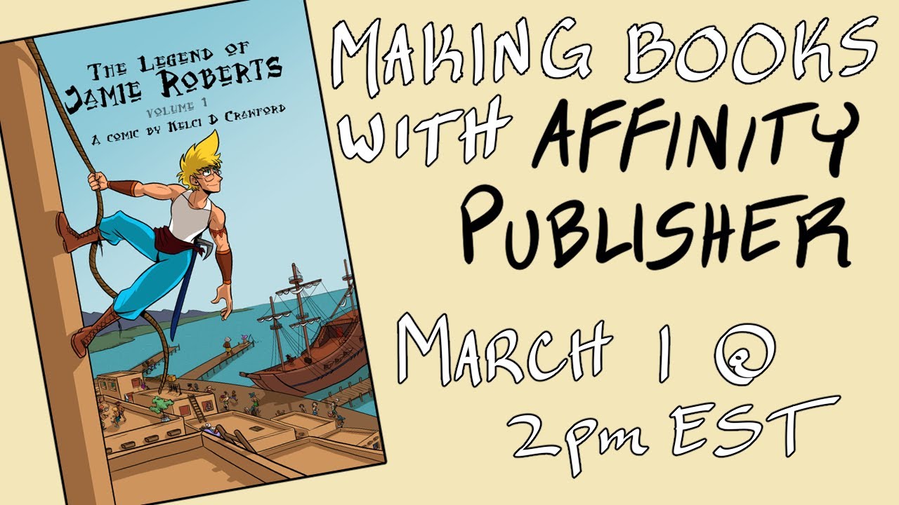 Making Books With Affinity Publisher - A Tutorial Livestream