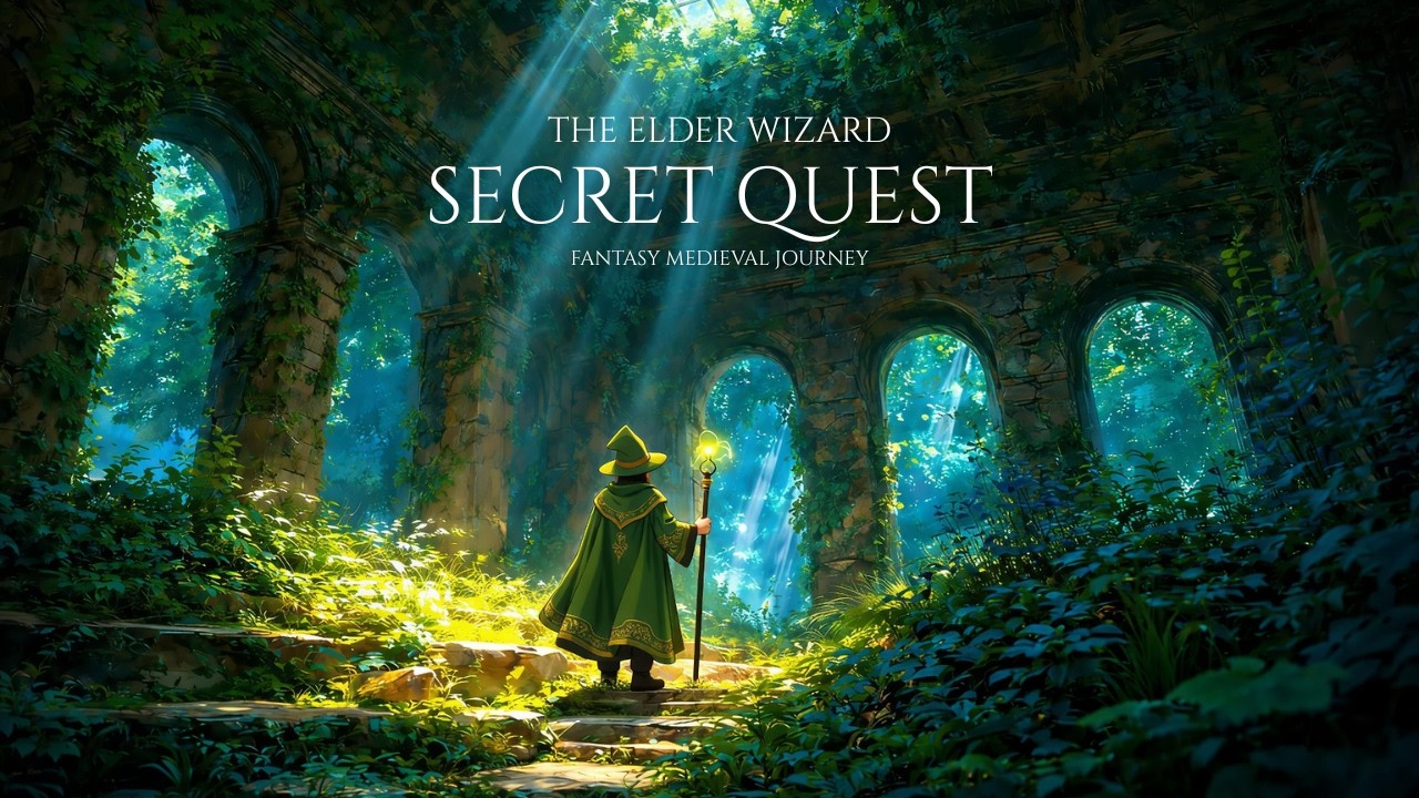 Fantasy Medieval Music Ambience for Deep Sleep and Relaxing | The Elder Wizard Secret Quest