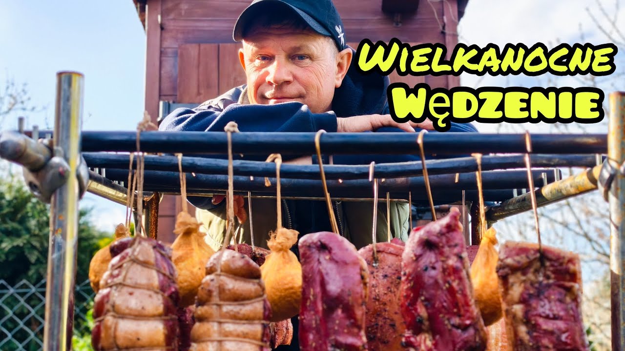 Wielkanocne wędzenie boczki szynki i inne rarytasy 