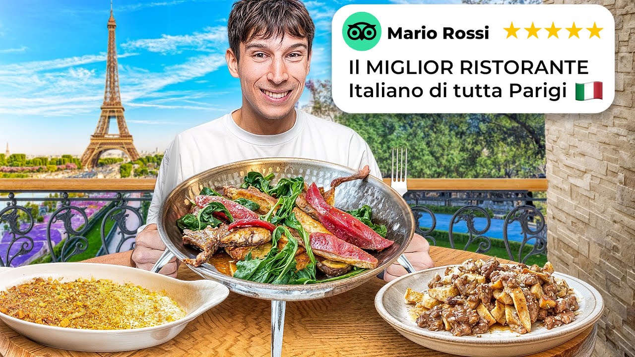 Il MIGLIOR ristorante ITALIANO a Parigi, sar&agrave; buono?