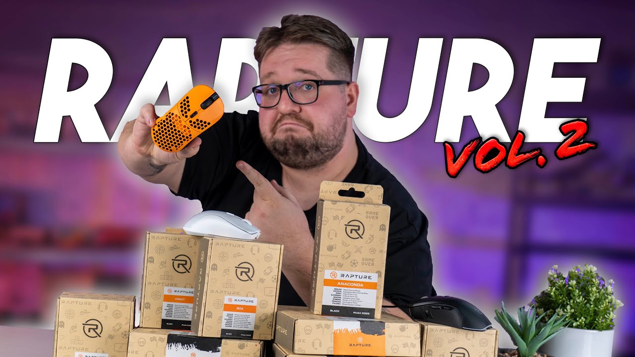 Nové a dostupně herní myši od Rapture! (RECENZE # 1684)