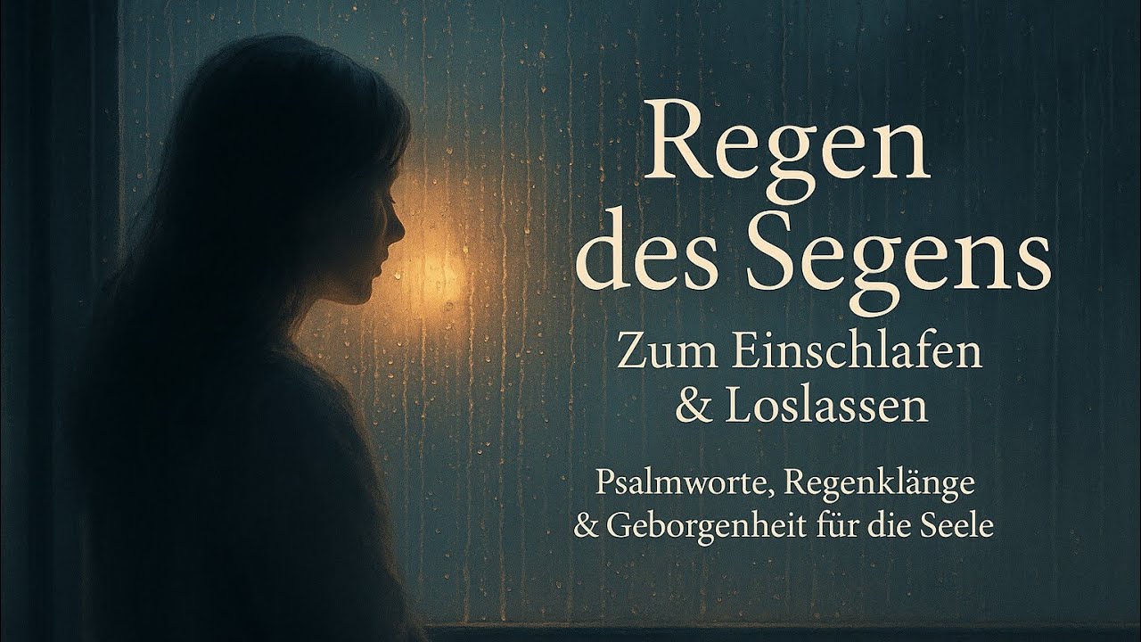 Regen des Segens – Psalmen & Bibelverse zum Einschlafen 🌙 | Trost, Heilung & Frieden in Gottes Regen