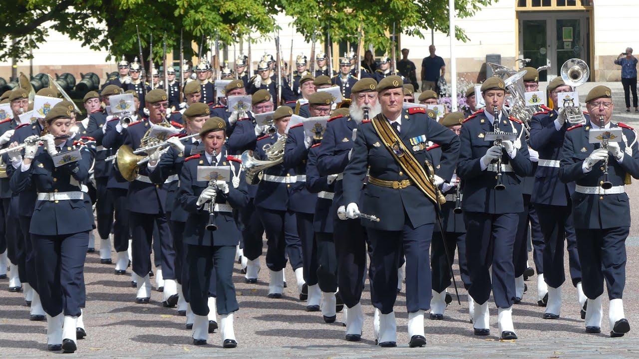 Changing the Guard Stockholm - Swedish Home Guard Band Gavleborg, Hemvärnets Musikkar