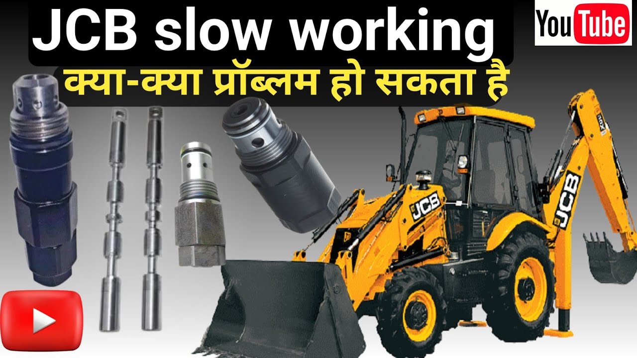 Jcb slow problem! Jcb slow working! Jcb hydraulic systems slow working